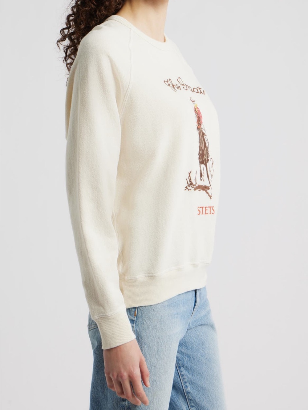 NWT The Great & Stetson The College Sweatshirt - Picture 3 of 7